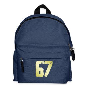 67 Nombre Vintage - Sac à dos Enfant - bleu marine - Devant