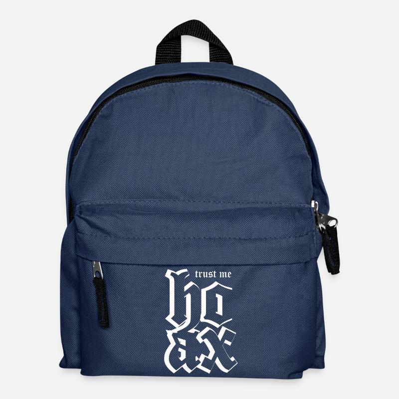 Hoax wite - Kids' Backpack - navy