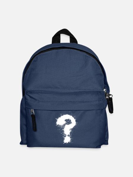 Point d'interrogation - Sac à dos Enfant - bleu marine