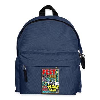 Mon biniou cause (du "ouin-ouin" sinon rien) - Sac à dos Enfant - bleu marine - Devant
