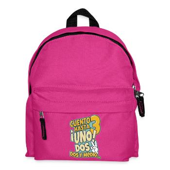 Zählen Sie bis zu 3 - Kinder Rucksack - Fuchsia - Vorne