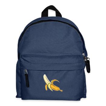banana - Kids' Backpack - navy - Front
