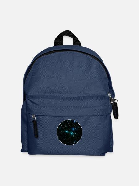 Galaxy - Space - Sterne - Cosmic - Kunst - - Kinder Rucksack - Navy