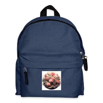 Water lilies, water lilies - Kids' Backpack - navy - Front