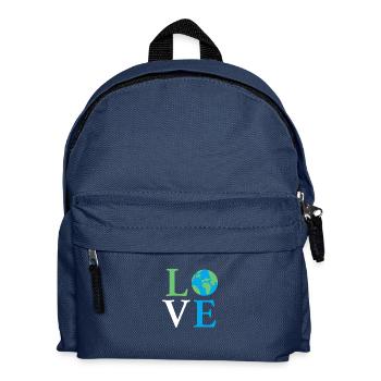 Aimer la Terre - Sac à dos Enfant - bleu marine - Devant