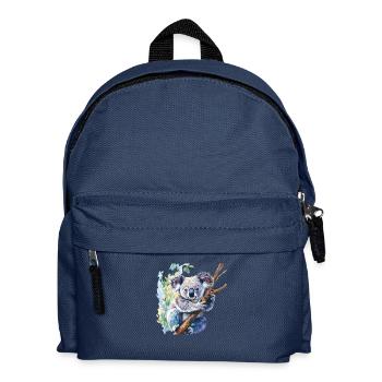 Der Koalabär sieht putzig aus - Kinder Rucksack - Navy - Vorne