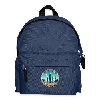 Brave New World 00345122 - Kinder Rucksack - Navy - Vorne