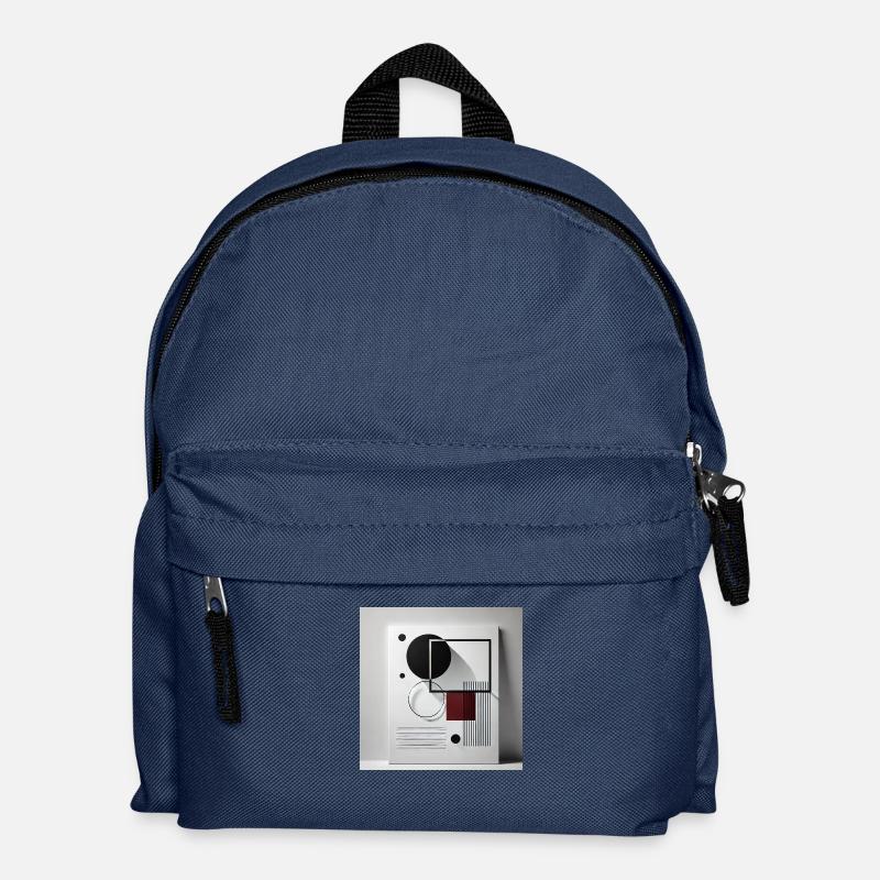 Geometric balance - Kids' Backpack - navy
