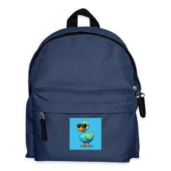 Coole Ente – Sonnenschein und Style! - Kinder Rucksack - Navy - Vorne