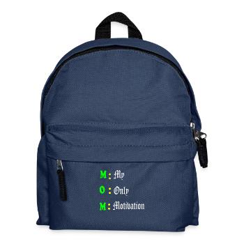 Mother's Motivation Design - Kids' Backpack - navy - Front