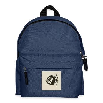 Logo Diane Chasse - Sac à dos Enfant - bleu marine - Devant