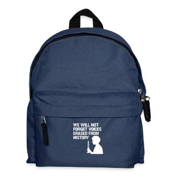 We will not forget voices - Kids' Backpack - navy - Front
