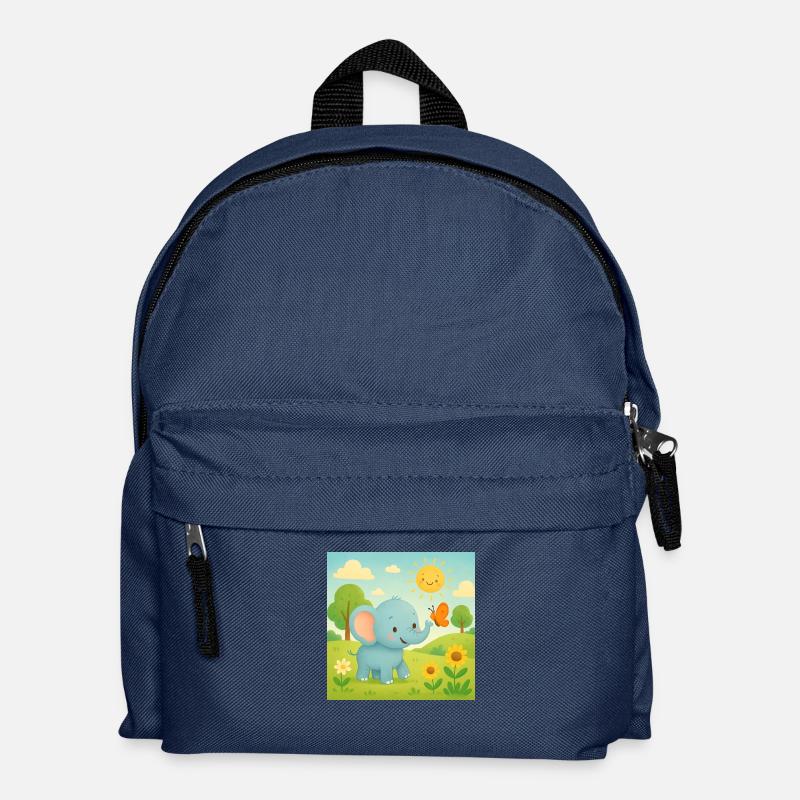 Elefant - Kinder Rucksack - Navy