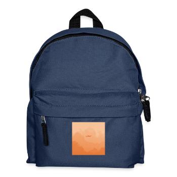 Evening sky with clouds and sunset - Kids' Backpack - navy - Front