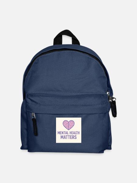 Mental Health Matters lila - Kinder Rucksack - Navy