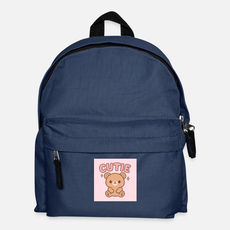 Ours mignon - Sac à dos Enfant - bleu marine