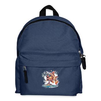 Goldfish Island Palm - Kids' Backpack - navy - Front