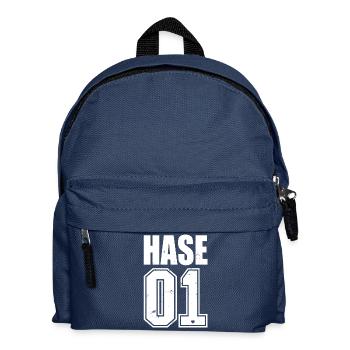 Hase Hasi Maus Queen Mausi Kosename 01 King - Kinder Rucksack - Navy - Vorne