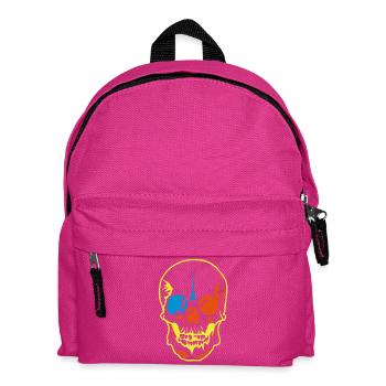death head dead artistic Skeul - Kids' Backpack - fuchsia - Front