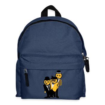 Egon, Kjeld und Benny - Kinder Rucksack - Navy - Vorne