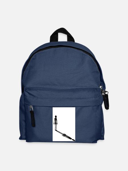 The Shadow Man - Kids' Backpack - navy