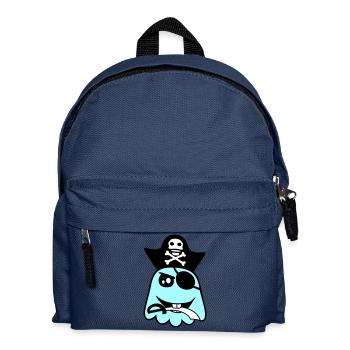 Pirat Geist Lustiges Böses Gespenst Halloween Spaß - Kinder Rucksack - Navy - Vorne