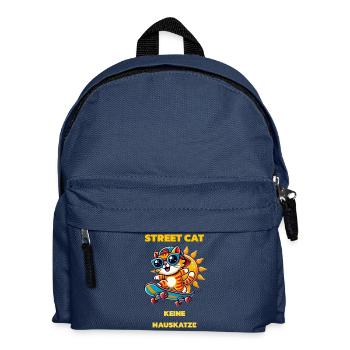 STREET CAT - Kinder Rucksack - Navy - Vorne