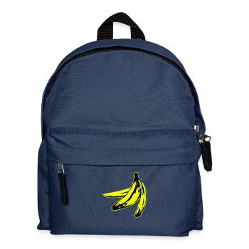warholish banana peel - Kids' Backpack - navy - Front