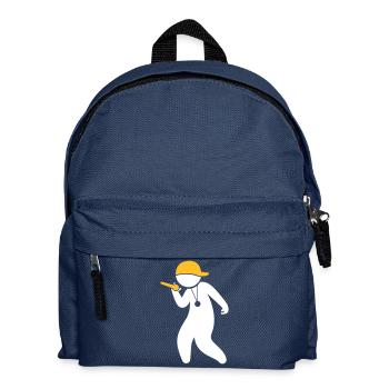 Hiphop Rapper - Kids' Backpack - navy - Front