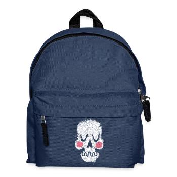 crâne crâne zombie halloween - Sac à dos Enfant - bleu marine - Devant