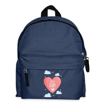 idée de cadeau naissance bébé enfant né naissance - Sac à dos Enfant - bleu marine - Devant