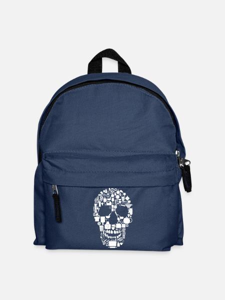 Koch - Koch Schädel - Kinder Rucksack - Navy