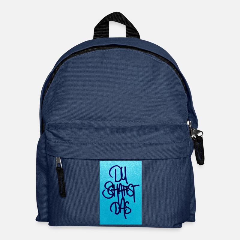 DU SCHAFFST DAS - Kinder Rucksack - Navy