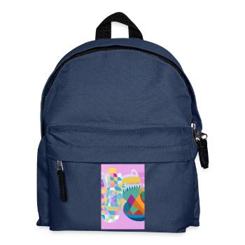 Formes et motifs - Sac à dos Enfant - bleu marine - Devant