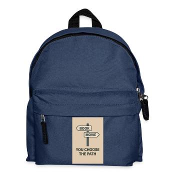 Choosing a path - Kids' Backpack - navy - Front