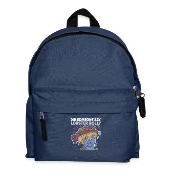 For all seafood lovers - Kids' Backpack - navy - Front