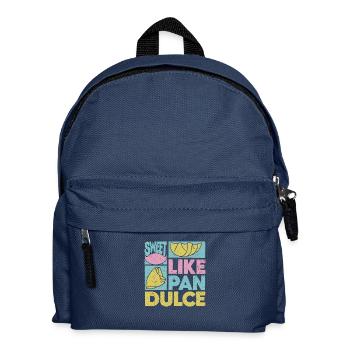 Cute design for Pan Dulce - Kids' Backpack - navy - Front