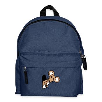 Trou de souris Trou de souris Trou de souris Peeps Mignon Drôle Bande dessinée - Sac à dos Enfant - bleu marine - Devant