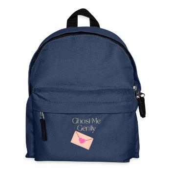 Ghost Me Gently – Soft Girl Heartbreak Aesthetic - Kids' Backpack - navy - Front