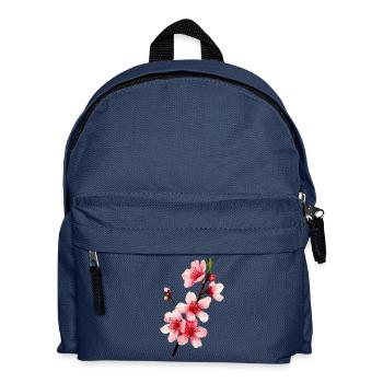 Cherry Blossom - Kids' Backpack - navy - Front