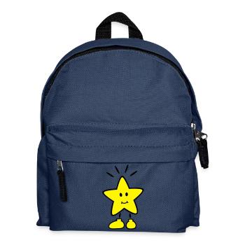 süßer Stern - Kinder Rucksack - Navy - Vorne