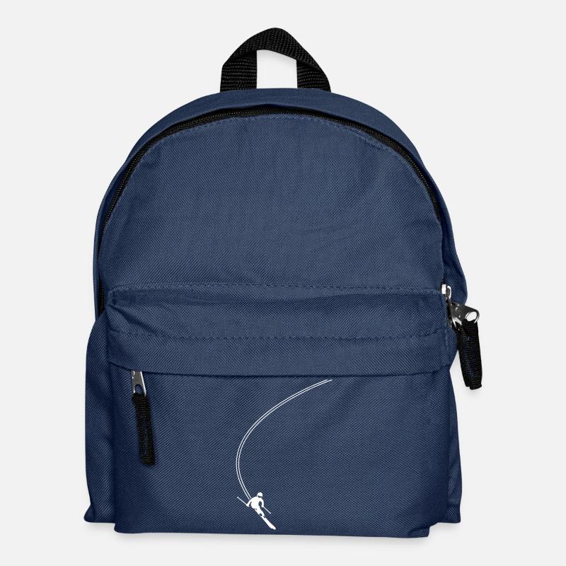 Skifahrer - Kinder Rucksack - Navy