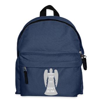 Keep calm and don't blink - Kids' Backpack - navy - Front