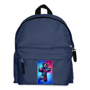 Cross colorful - Kids' Backpack - navy - Front