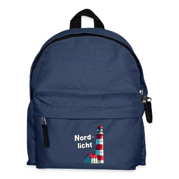 Leuchtturm - Kinder Rucksack - Navy - Vorne