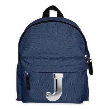 Chrome ,, J " Metallic - Kinder Rucksack - Navy - Vorne