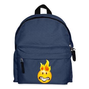 Smiley Burning - Kids' Backpack - navy - Front