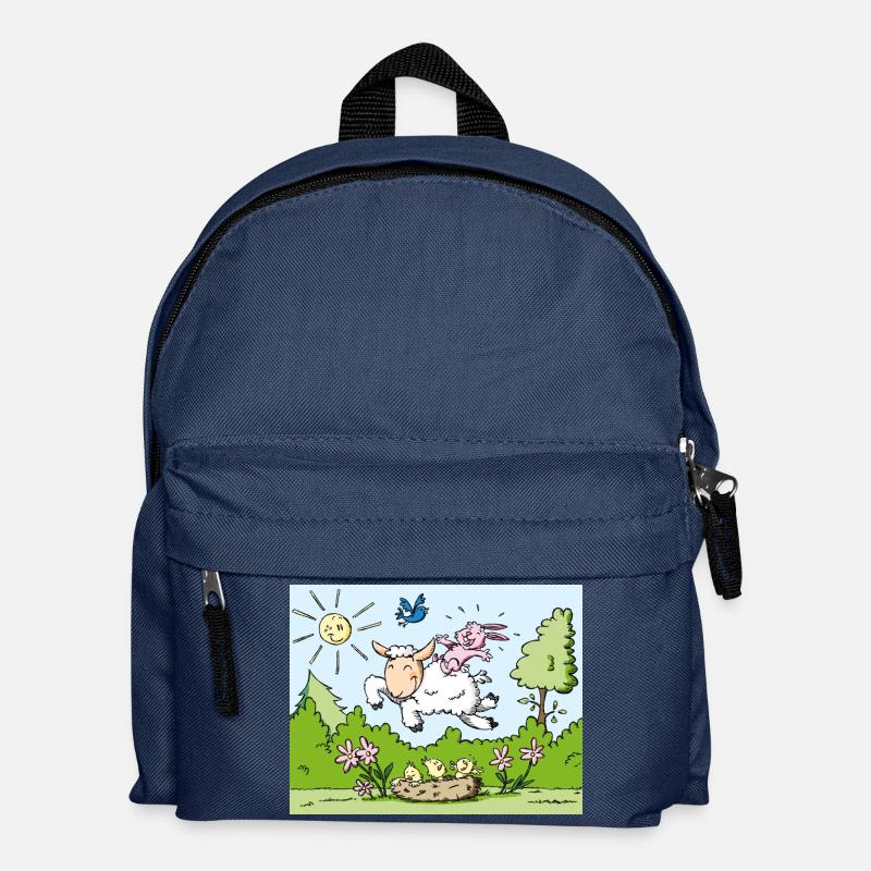 Frühling - Kinder Rucksack - Navy