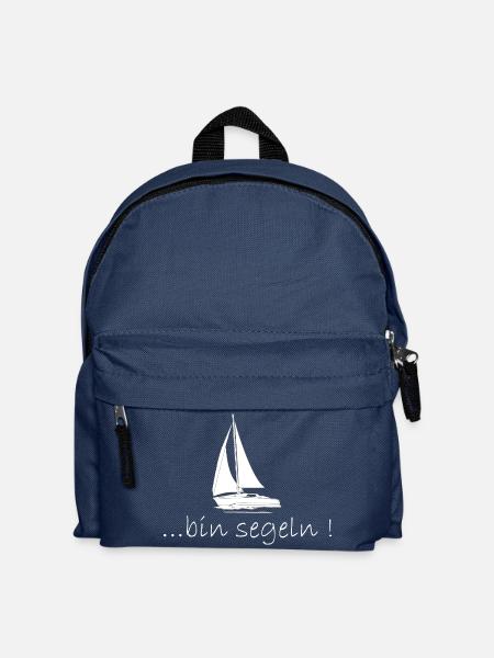 bin segeln - Kinder Rucksack - Navy