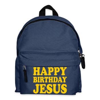 Happy birthday jesus - Sac à dos Enfant - bleu marine - Devant